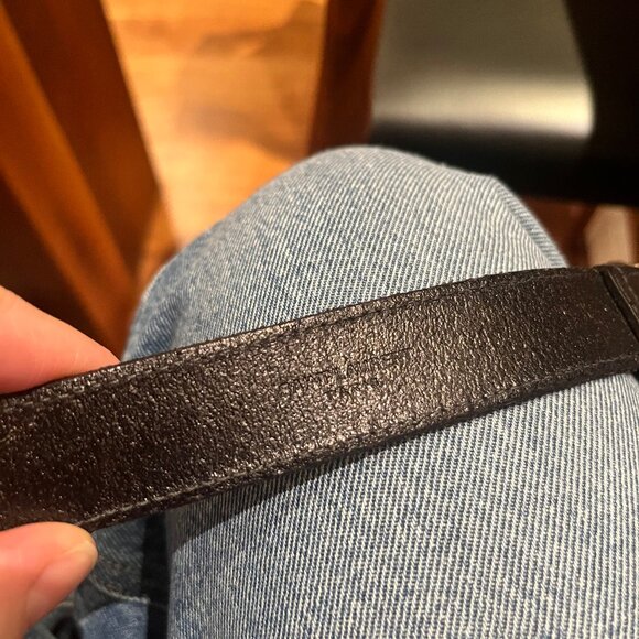 Yves Saint Laurent Leather Snake Monogram Belt - Picture 7 of 8